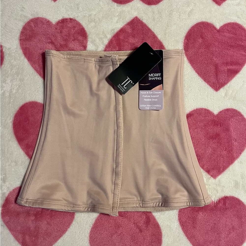TC Midriff Shaping Corset in Beige